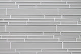 Country Cottage Light Taupe Linear Glass Mosaic Tile