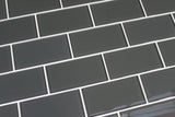 Ash 3x6 Glass Subway Tiles - Rocky Point Tile - Glass and Mosaic Tile Store