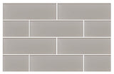 Country Cottage Light Taupe 4x12 Glass Subway Tiles