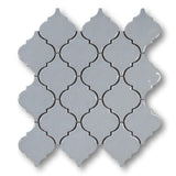 Ceramic Arabesque Mosaic Tiles - Gray