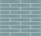 Jasper Blue Gray 2x12 Glass Subway Tiles - Rocky Point Tile - Glass and Mosaic Tile Store