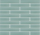 Seafoam 2x12 Glass Subway Tiles - Rocky Point Tile - Glass and Mosaic Tile Store