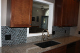 Starry Night Hand Painted Glass Mosaic Subway Tiles - Rocky Point Tile - Glass and Mosaic Tile Store