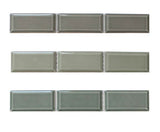 Victorian Beveled Gloss Mosaic Tiles Combo Pack - Greens