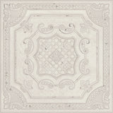 Gatsby Ceramic 8x8 Tin Look Tiles - White