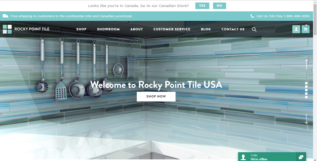 New Online Tile Stores in Canada and the USA
