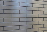 Stainless Steel 1x4 Brick Mosaic Tiles - Rocky Point Tile - Glass and Mosaic Tile Store