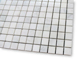 Bianco Carrara Marble 1x1 Square Mosaic Tiles