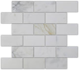 2 x 4 Calacatta Gold Marble Subway Tiles - Rocky Point Tile - Glass and Mosaic Tile Store