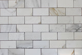 2 x 4 Calacatta Gold Marble Subway Tiles - Rocky Point Tile - Glass and Mosaic Tile Store