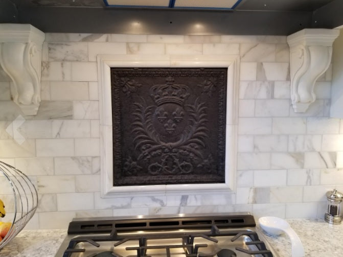 3" x 6" Calacatta Gold Polished Marble Subway Tiles
