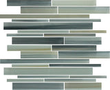 Beach Break Hand Painted Linear Glass Mosaic Tiles - Rocky Point Tile - Glass and Mosaic Tile Store
