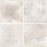 11 Sq Ft Boxes of Mariner 900 8x8 Glazed Porcelain Pattern Floor Tiles - Bianco