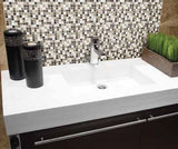 Bliss Cappucino Stone and Glass Square Mosaic Tiles - Rocky Point Tile - Glass and Mosaic Tile Store