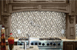 Bliss Cappucino Stone and Glass Square Mosaic Tiles - Rocky Point Tile - Glass and Mosaic Tile Store