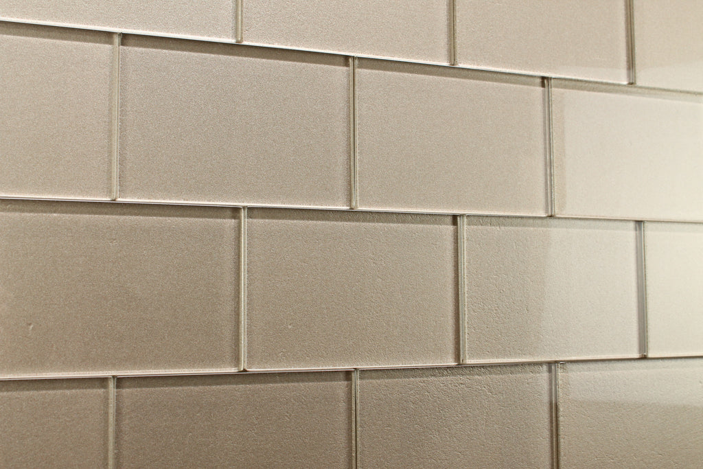 Elements Coral 4x6 Glass Subway Tiles - Rocky Point Tile - Glass and Mosaic Tile Store