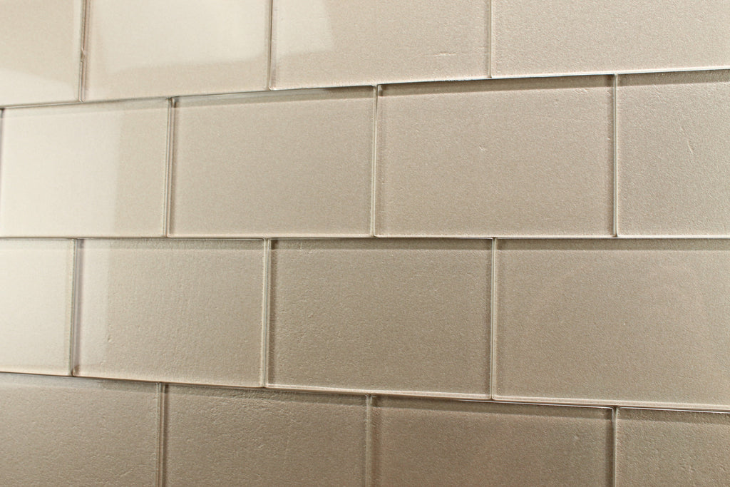 Elements Coral 4x6 Glass Subway Tiles - Rocky Point Tile - Glass and Mosaic Tile Store