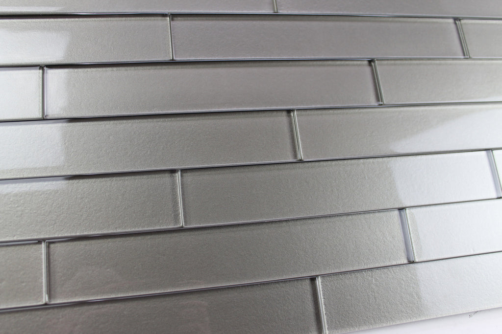Elements Forest 2x12 Glass Subway Tiles - Rocky Point Tile - Glass and Mosaic Tile Store