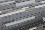 Feel Series Argento Textured Strip Mosaic Tiles - Rocky Point Tile - Glass and Mosaic Tile Store
