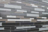 Feel Series Argento Textured Strip Mosaic Tiles - Rocky Point Tile - Glass and Mosaic Tile Store