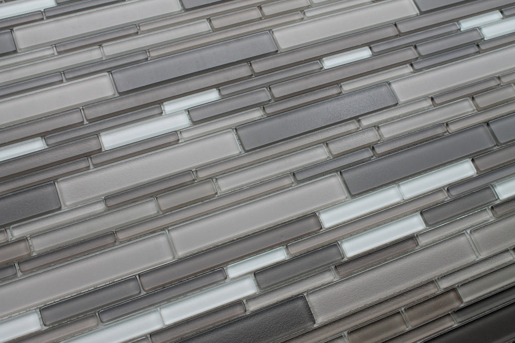 Feel Series Basalto Textured Strip Mosaic Tiles - Rocky Point Tile - Glass and Mosaic Tile Store