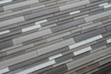Feel Series Basalto Textured Strip Mosaic Tiles