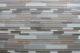 Feel Series Moka Textured Strip Mosaic Tiles - Rocky Point Tile - Glass and Mosaic Tile Store