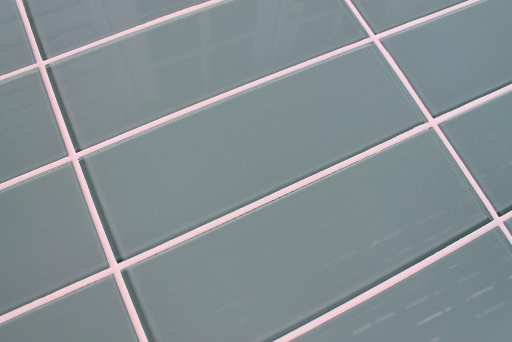 Seaside Blue 4x12 Glass Subway Tiles - Rocky Point Tile - Glass and Mosaic Tile Store