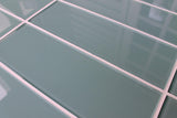 Seaside Blue 4x12 Glass Subway Tiles - Rocky Point Tile - Glass and Mosaic Tile Store