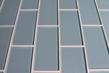 Jasper Blue Gray 3x6 Glass Subway Tiles - Rocky Point Tile - Glass and Mosaic Tile Store