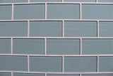 Jasper Blue Gray 3x6 Glass Subway Tiles - Rocky Point Tile - Glass and Mosaic Tile Store