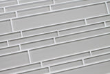 Country Cottage Light Taupe Linear Glass Mosaic Tile - Rocky Point Tile - Glass and Mosaic Tile Store