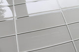 Country Cottage Light Taupe 4x12 Glass Subway Tiles - Rocky Point Tile - Glass and Mosaic Tile Store