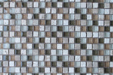 Bliss Bamboo Stone and Glass Square Mosaic Tiles - Rocky Point Tile - Glass and Mosaic Tile Store