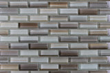 Utaupia Taupe Hand Painted Glass Mosaic Subway Tiles - Rocky Point Tile - Glass and Mosaic Tile Store