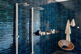 Look 2"x 9" Glazed Porcelain Subway Tiles - Blu Glossy