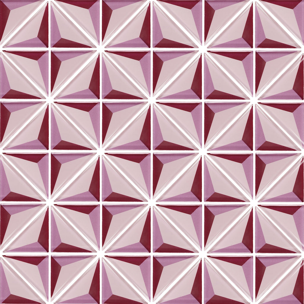 Louvre Purple Glass Mosaic Tiles - Rocky Point Tile - Glass and Mosaic Tile Store