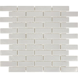 Mosaico Soho Warm Gray 1x3 Mini Brick Mosaic Tile