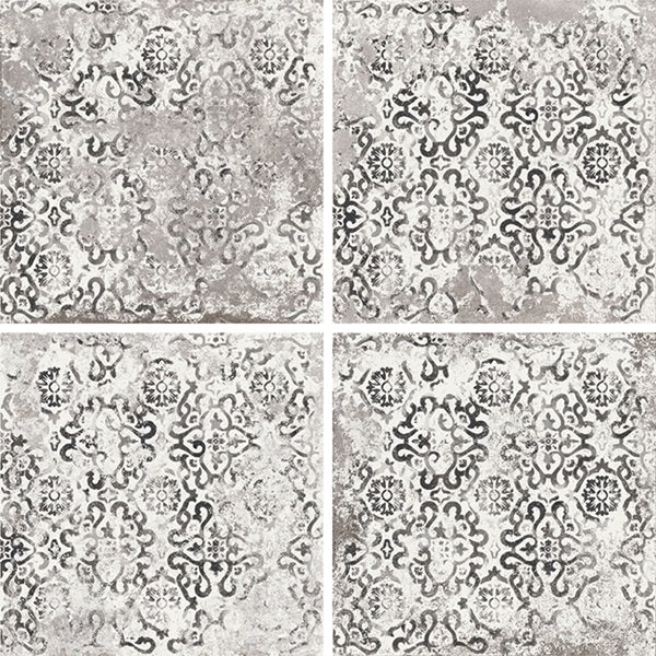 11 Sq Ft Boxes of Mariner 900 8x8 Glazed Porcelain Pattern Floor Tiles - Nera Decor Maioliche 7
