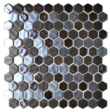 1 Inch Brown Hexagon Mosaic Tiles
