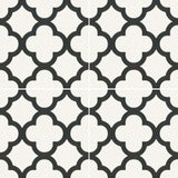 Reverie Porcelain 8" x 8" Patterned Floor Tiles - Decor 2