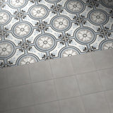 Reverie Porcelain 8" x 8" Patterned Floor Tiles - Decor 8