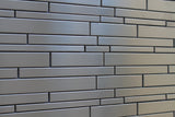 Stainless Steel Random Strips Mosaic Tiles - Rocky Point Tile - Glass and Mosaic Tile Store