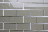Straw 3x6 Glass Subway Tiles - Rocky Point Tile - Glass and Mosaic Tile Store