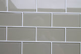Straw 3x6 Glass Subway Tiles - Rocky Point Tile - Glass and Mosaic Tile Store