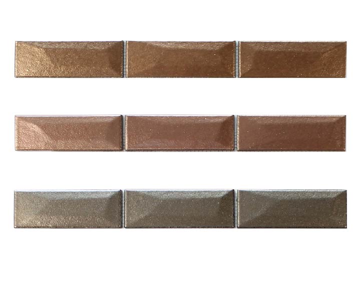 Appiani Libra 2x4 Porcelain Mosaic Tiles Combo Pack - Shine