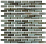 Hand Painted Glass Mosaic Subway Tiles Combo Pack