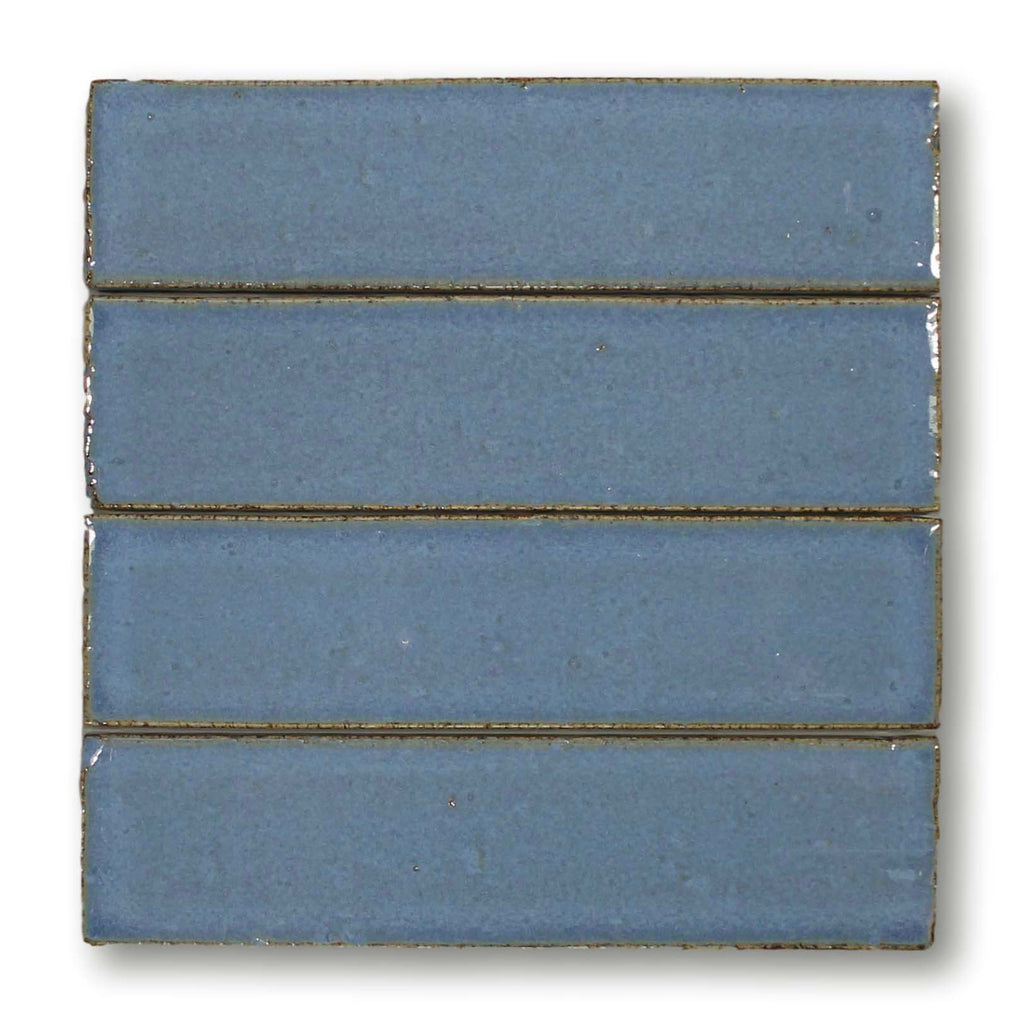 Atlanta 9.5" x 2.5" Glazed Porcelain Subway Tiles - Blue