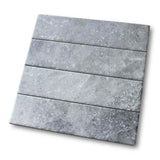 Bistrot 3" x 12" Marble Look Porcelain Subway Tiles - Gray