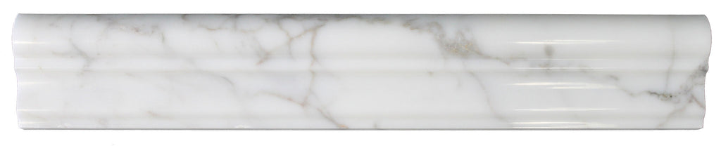 Calacatta Gold Polished Marble Chair Rail - Rocky Point Tile - Glass and Mosaic Tile Store